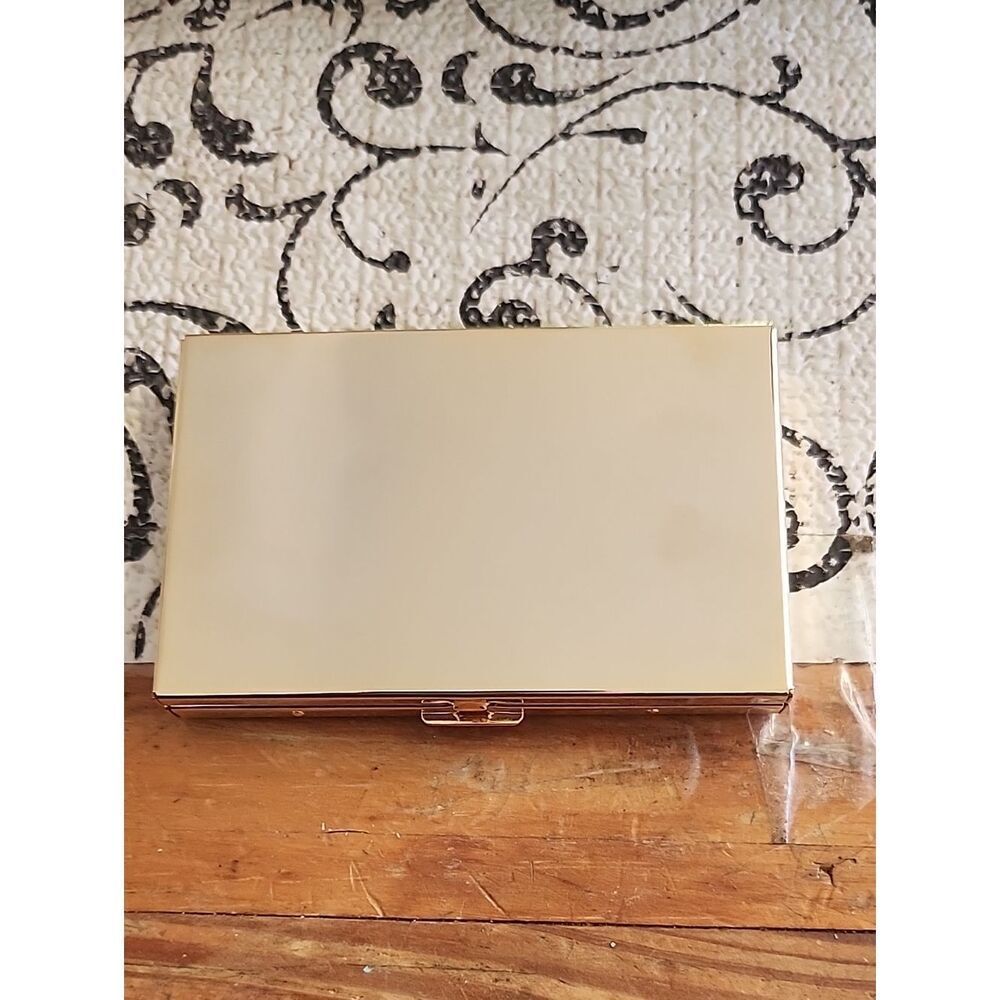 The Golden Case Vintage Calculator/Business Card Holder